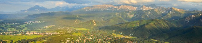 City in the Tatra Mountains